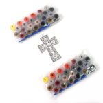 Paint by Number Kits 2 Set 20 Number Color, 6 paint brushes (2 Set) - Image 5