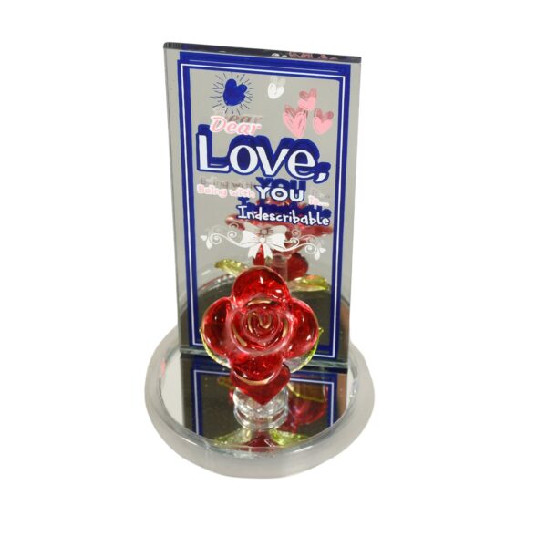 Lovely Rose Showpiece â€“ Romantic Gift Set for All Occasions (1 Pc)
