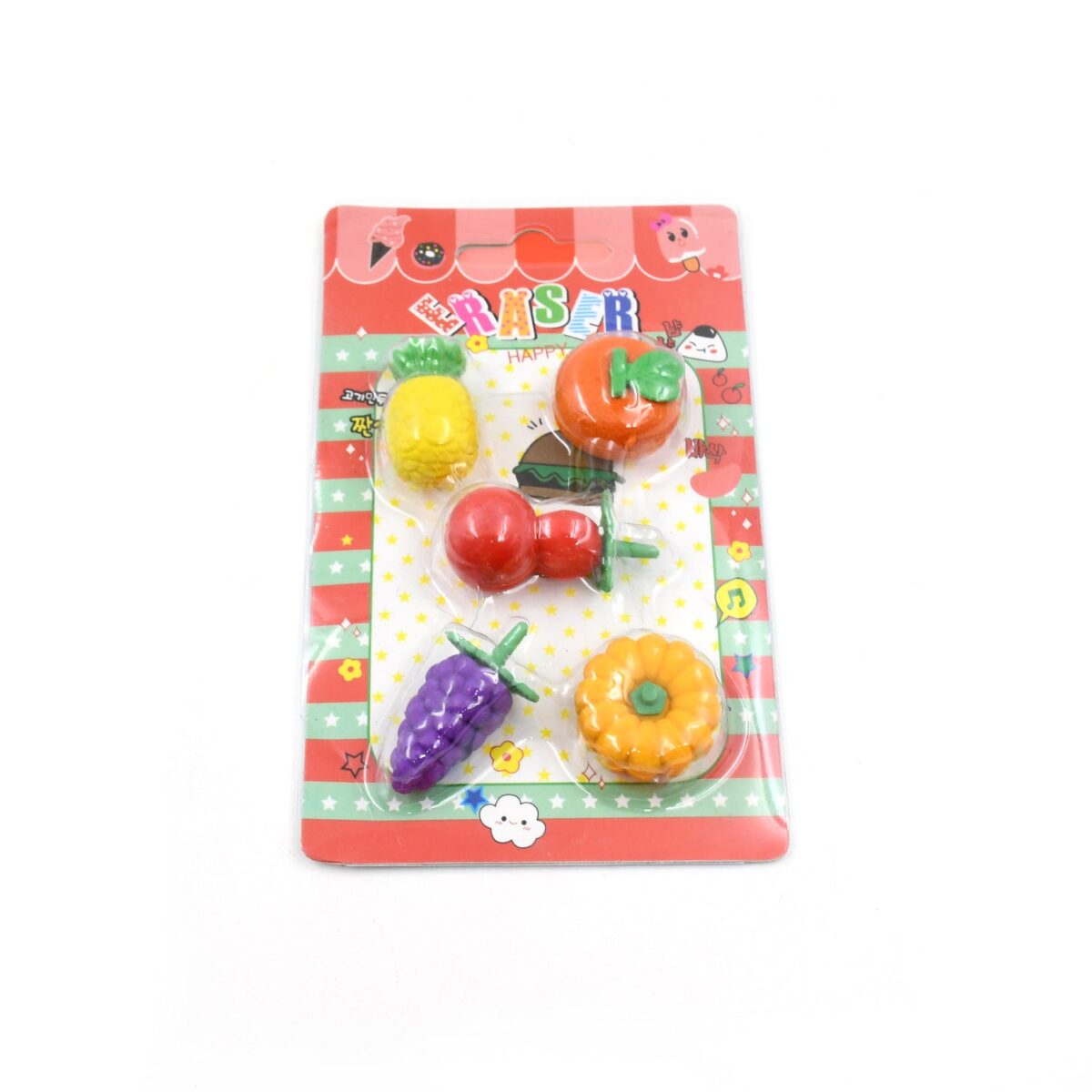 3D Mix Design Fancy & Stylish Colorful Erasers Ã¢â‚¬â€œ Cute Novelty Eraser Set for Kids & School Prize (1 Set) - Image 5