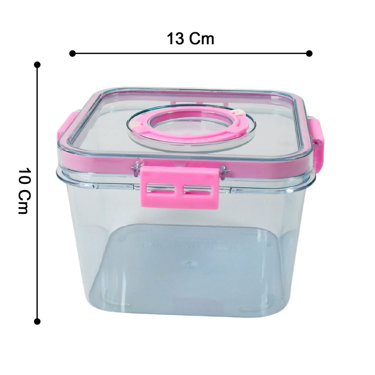 High Quality Plastic Food Storage Container Clear Washable Refrigerator Food Box Food Container Fruit Box Container with Lid (1400 ML) - Image 5