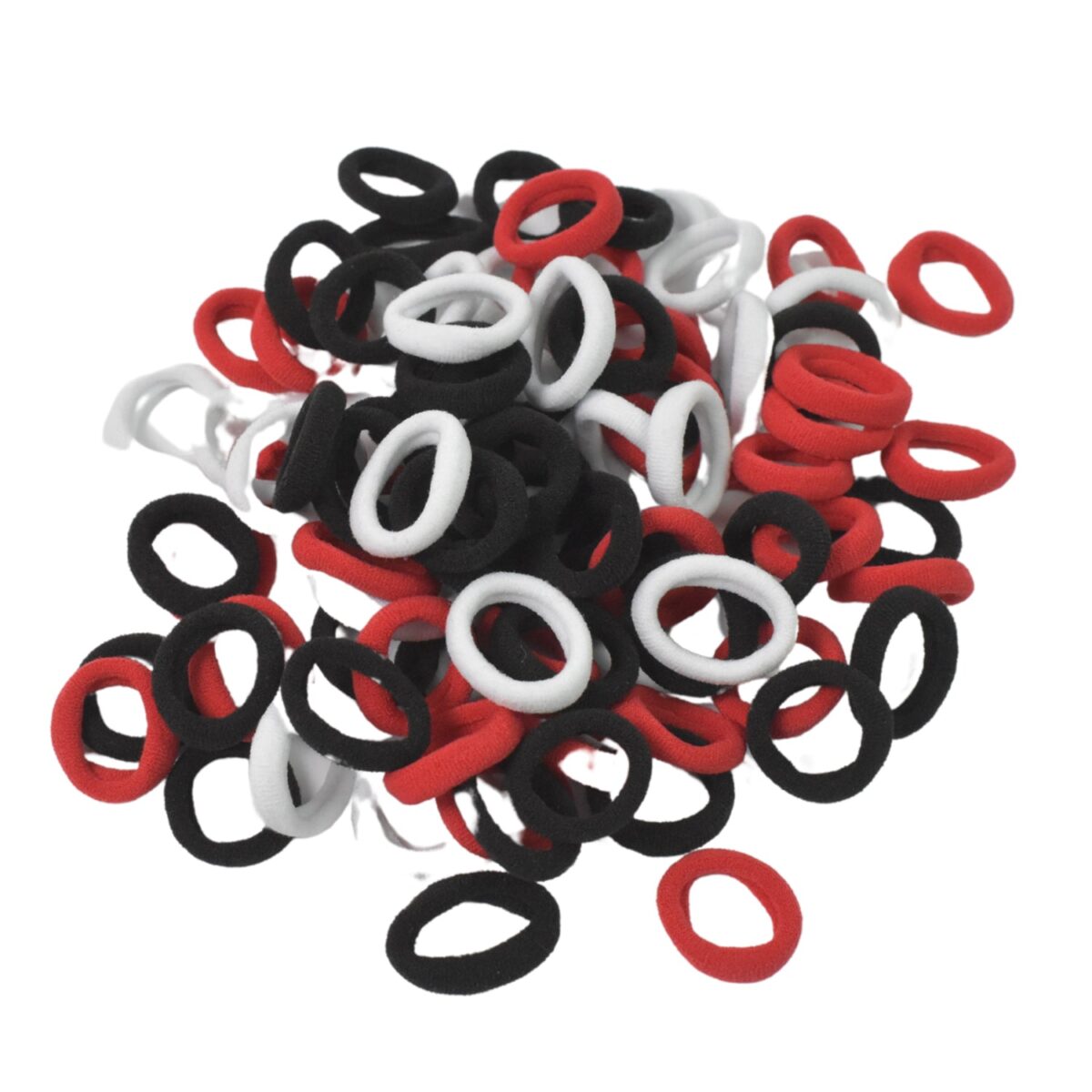Small Hairbands Bands for Hair Rubber Bands (Pack of 50 / Multicolour), Hair accessories - Image 5