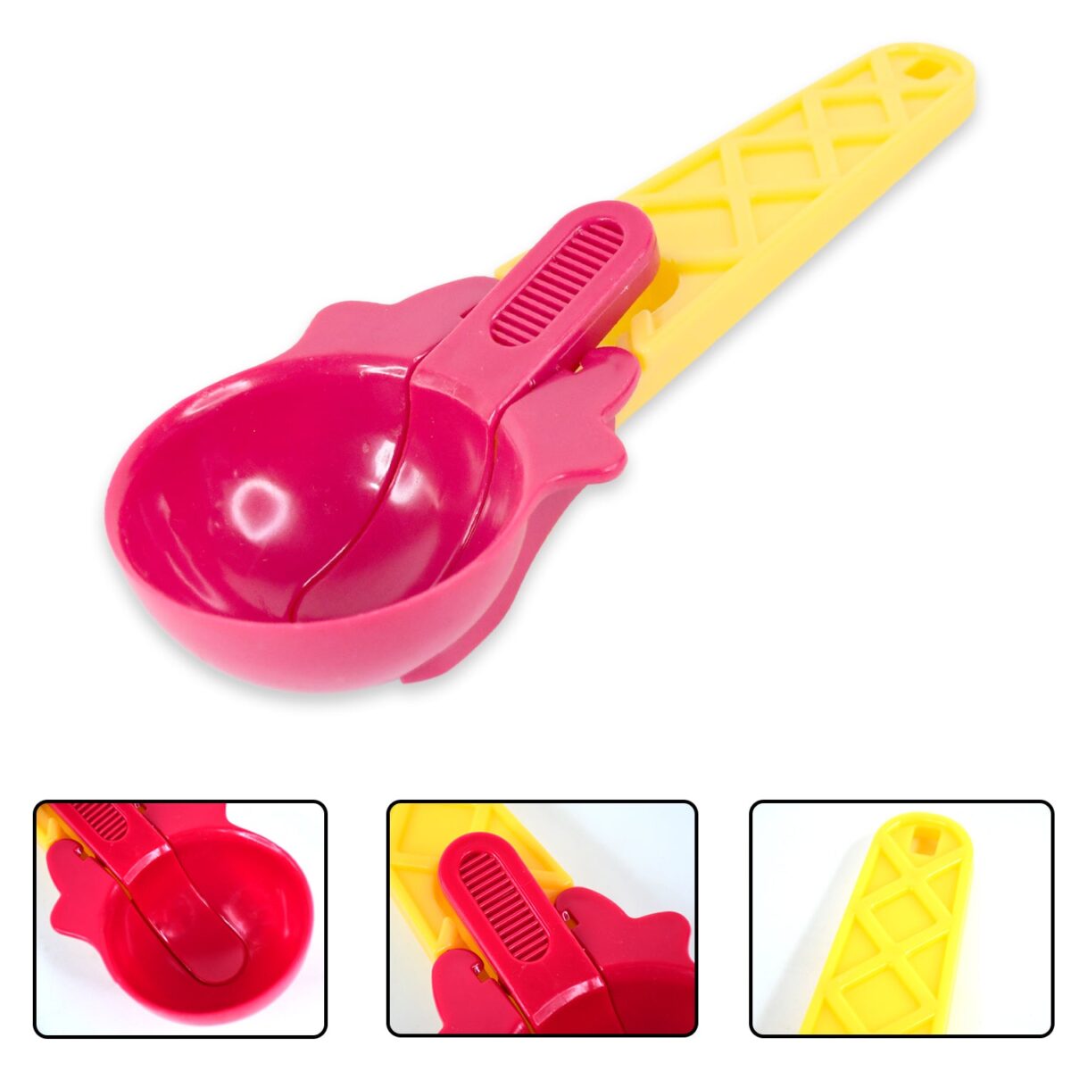1-Piece Plastic Ice Cream & Watermelon Scooper with Trigger Dipper - Image 6