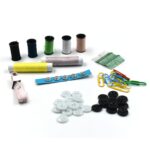 62 Pc Sewing Set used for sewing of clothes and fabrics including all home purposes. - Image 4