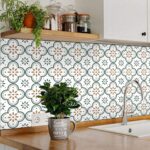 Peel and Stick Floor Tiles Kitchen / Bathroom Backsplash Sticker Detachable Waterproof DIY Tile Stickers for Wall Decoration Tiles Home Decoration (8x8 Inch / 10 Pcs Set) - Image 6