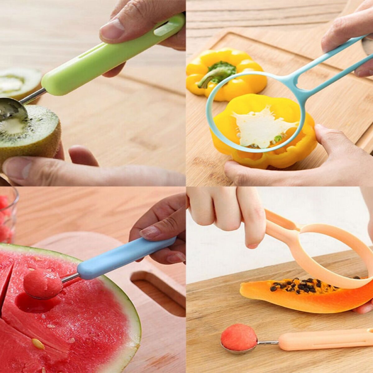 2-in-1 Fruit Peeler & Baller for Avocado & Watermelon (1 Pc, Kitchen) - Image 5
