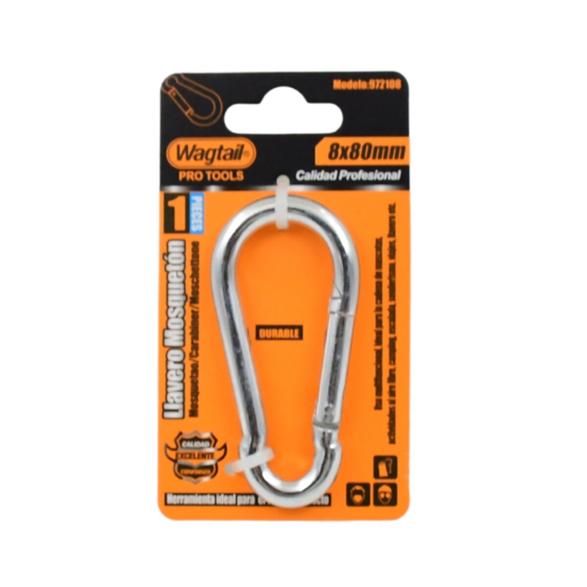 Stainless Steel Snap Hook (8Ãƒâ€”80 MM / 1 Pc) - Image 4