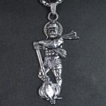 Hanuman Ji Pendant with Gada Religious Jewellery for Men and Women (1 Pc) - Image 4
