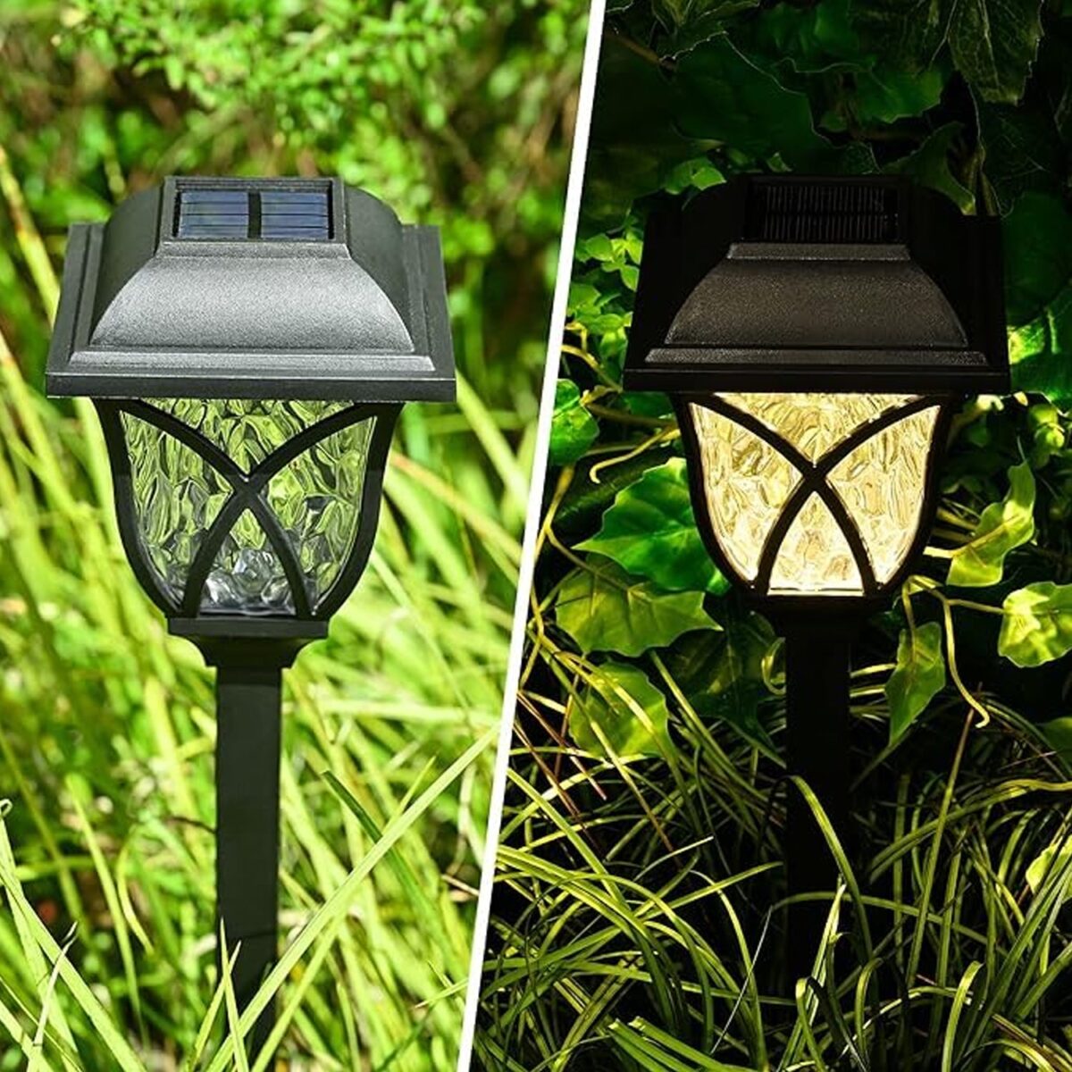 Solar Pathway Lights Outdoor Garden Lights (2 Pcs Set) - Image 3
