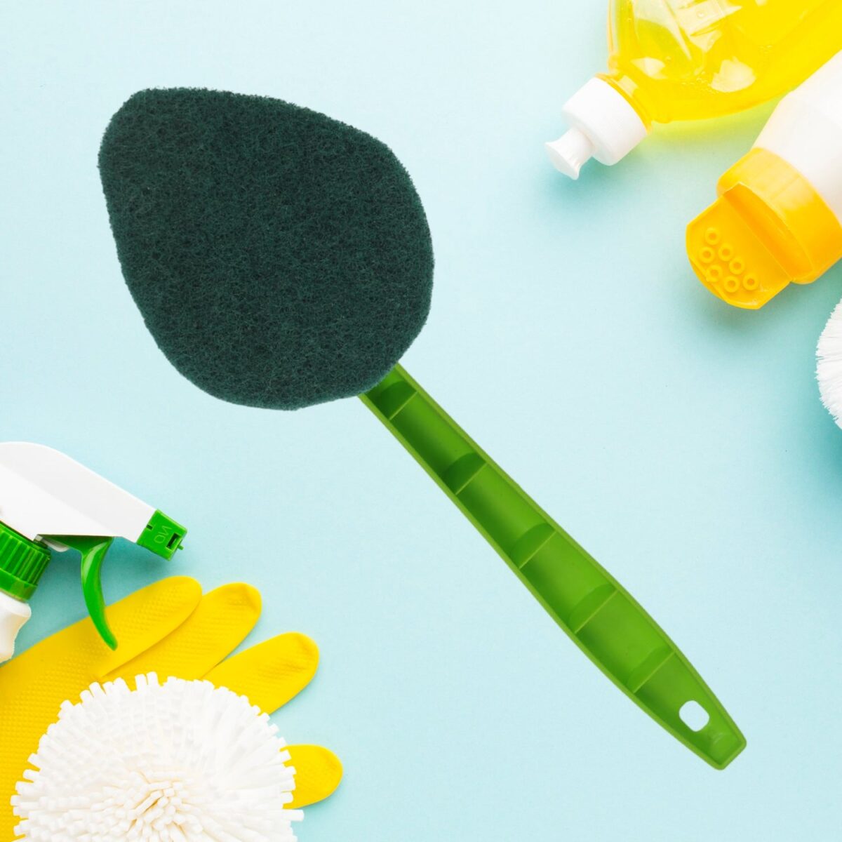 Scrubber Hockey with Long Handle (1 Pc) - Image 6