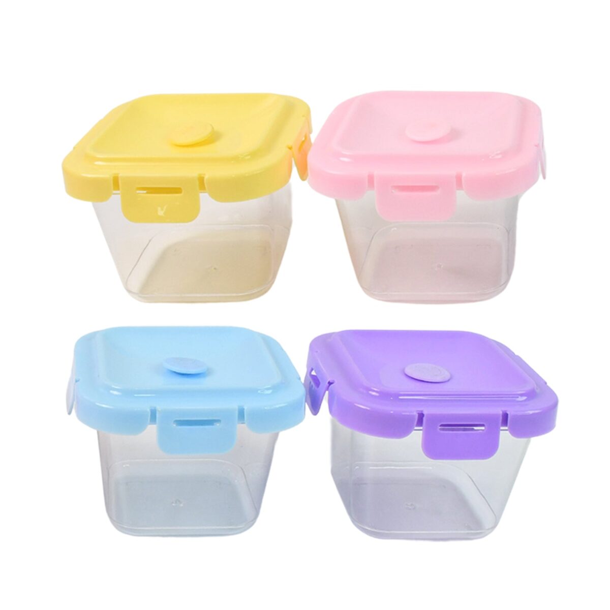 Plastic Food Storage Containers with Lid (4 Pcs Set / 500 ML) - Image 5