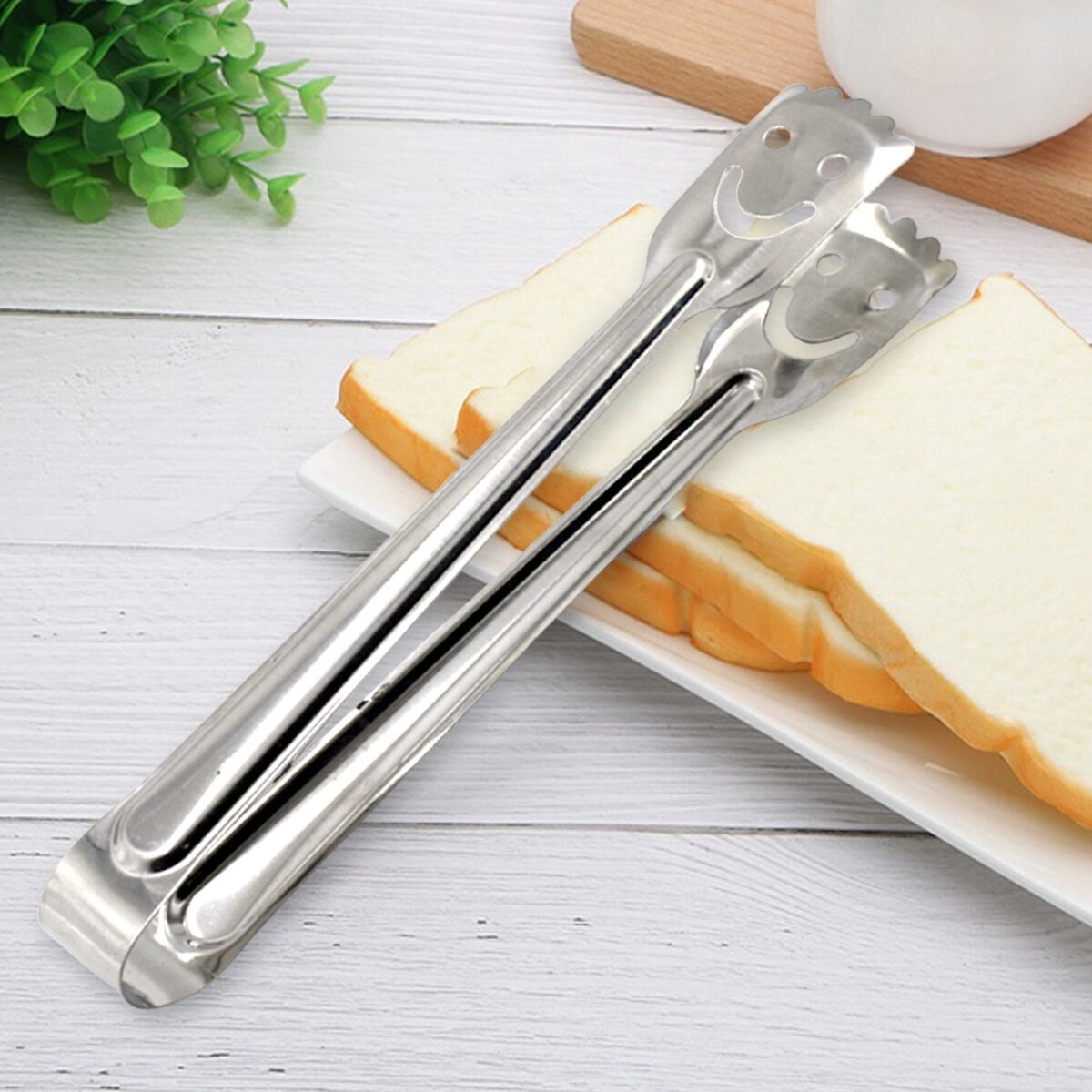 Smiley Stainless Steel Multipurpose Utility Tong (1Pc Only) - Image 9