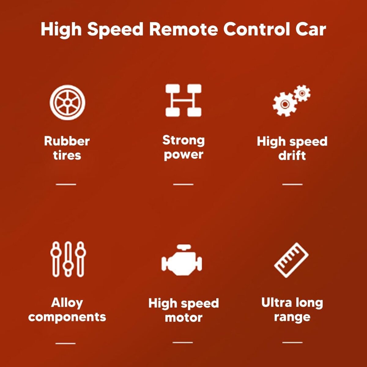 Electroplay Metal Body High-Speed RC Supercar with Remote Control Racing Car - Image 3