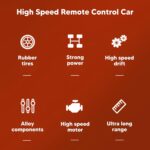 Electroplay Metal Body High-Speed RC Supercar with Remote Control Racing Car - Image 3