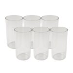 Apex Clear Plastic Tumbler / Glass Set â€“ 6-Piece Unbreakable - Image 5
