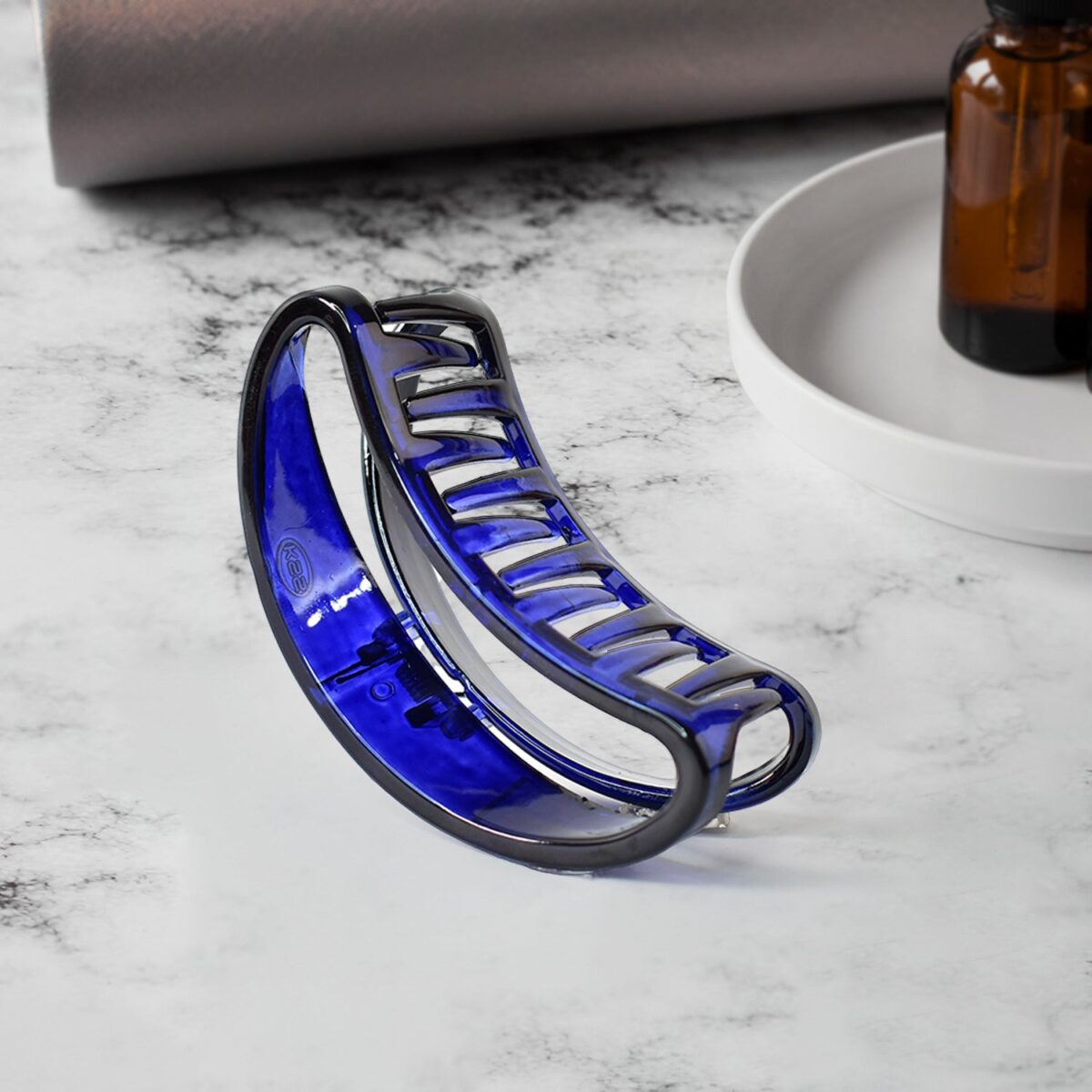 Plastic Hair Clamp Grip, Simple Matte Hair Barrette Clamp (1 Pc) - Image 1