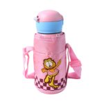 Thermos steel Double Wall Vacuum Bottle With Cover & Strap 600ml Approx - Image 5