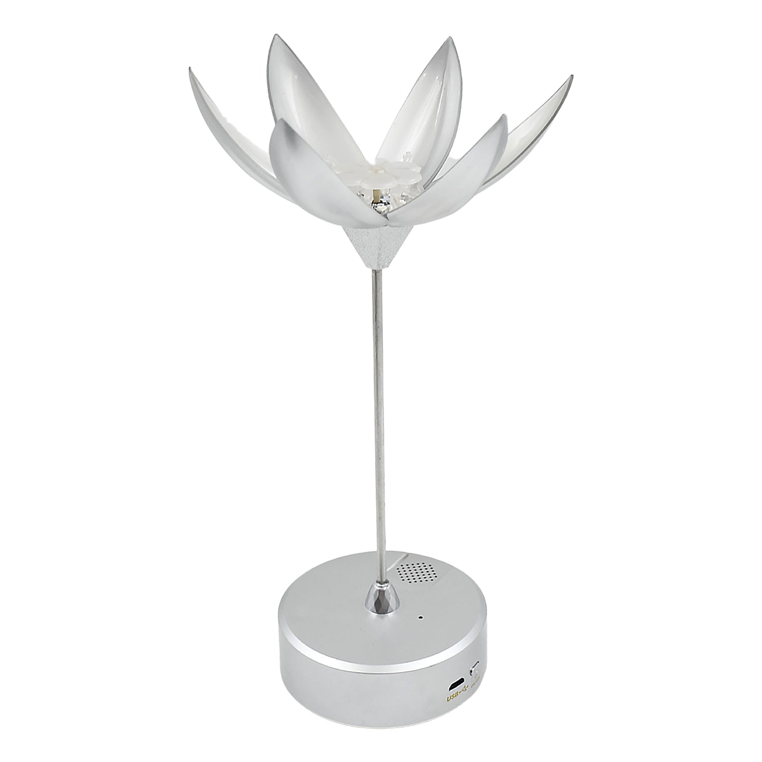 05_e207524a-dfe7-4a59-a3a5-646cdc0565e2.jpg Lotus Flower Lamp with Music, Touch Open and Close, USB Rechargeable (1 Pc / Only One Color) - Image 4