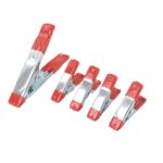 Metal Spring Clamps, Heavy Duty Spring Metal Clips Clamp  (5 Pcs Set) - Image 5