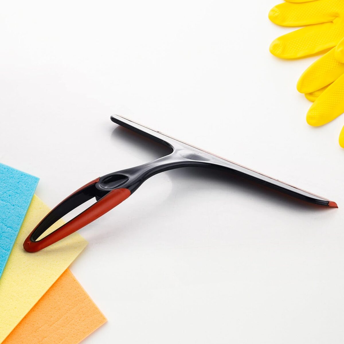 Plastic Kitchen Wiper - Silicone Head for Windows, Glass & Surfaces (1pc) - Image 5