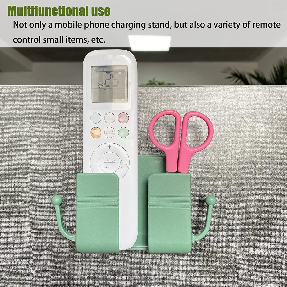 1 Pc Wallmount Mobile Stand With Hook Design used in all kinds of places including household and many more as a hanging support for and stuffs purposes. - Image 10