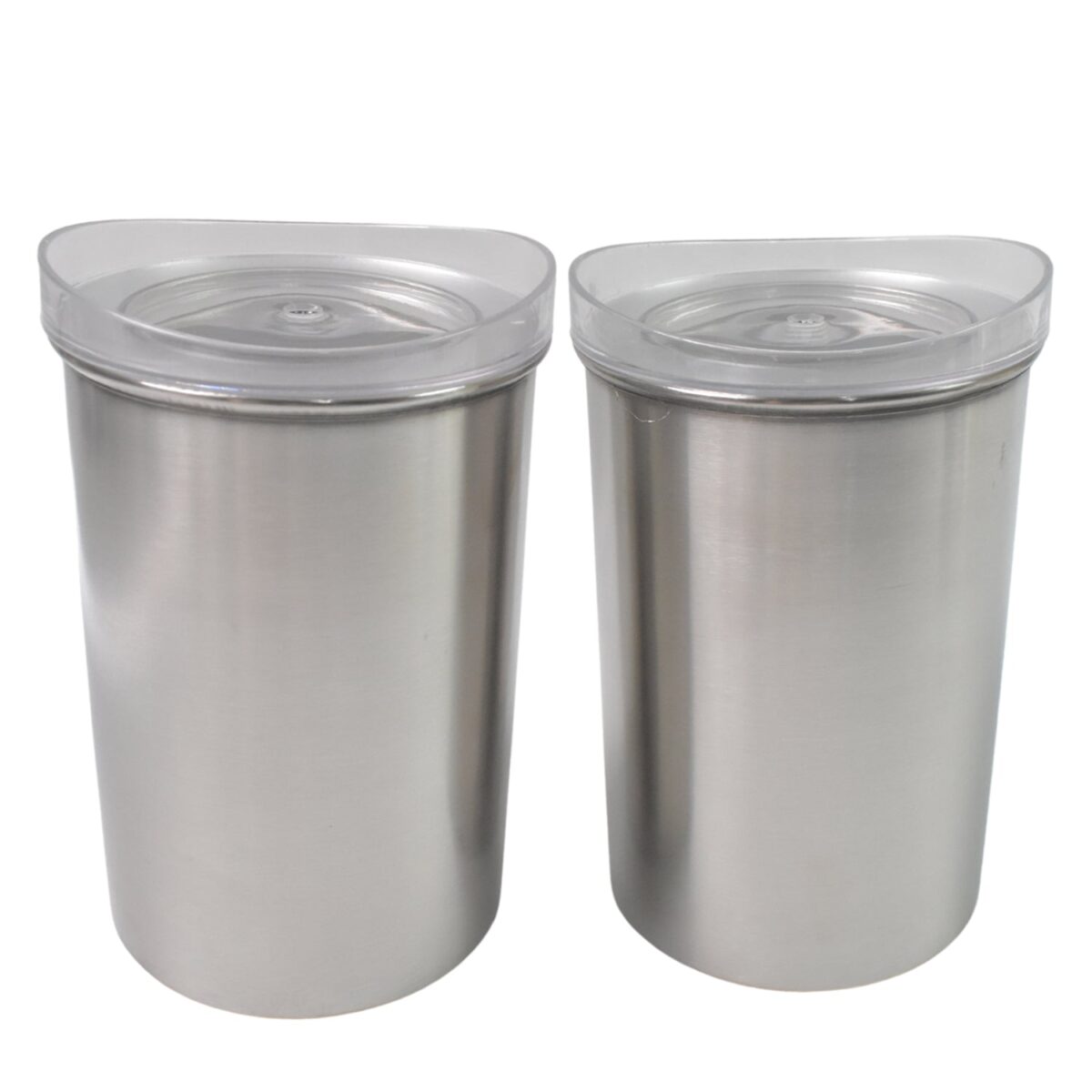 Multipurpose Stainless Steel Airtight Containers with See Through Lid (2 Pc Set / 1000 ML) - Image 5