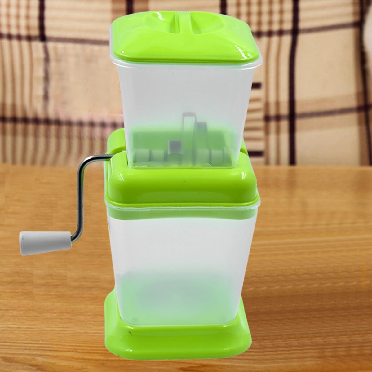 Small Onion Chopper & Vegetable Chopper Quick Cutter with Rotating Blade - Image 1