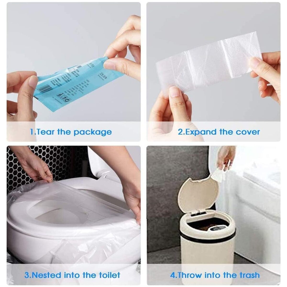 Travel Disposable Toilet Seat Cover (6 Pcs Set) - Image 4