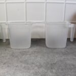 Plastic Transparent Bathroom Water Mug (4 pc / Mix colour / 1000 ML) - Image 7