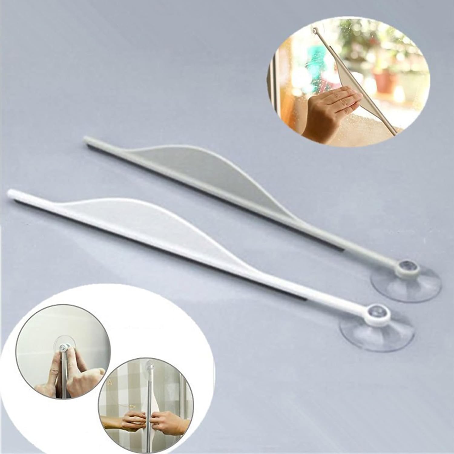 05_fc0711a1-2f1c-4895-802e-6d3f4f2d72fe.jpg All-in-One Cleaner: Squeegee for Shower, Bathroom & Windows - Image 4