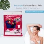 Underarms Sweat Pads Disposable Highly Absorbent Pads Cotton Anti-Allergic Anti Bacteria Anti Smell Underarm Perspiration Pad For Men And Women (Pack of 10) - Image 5