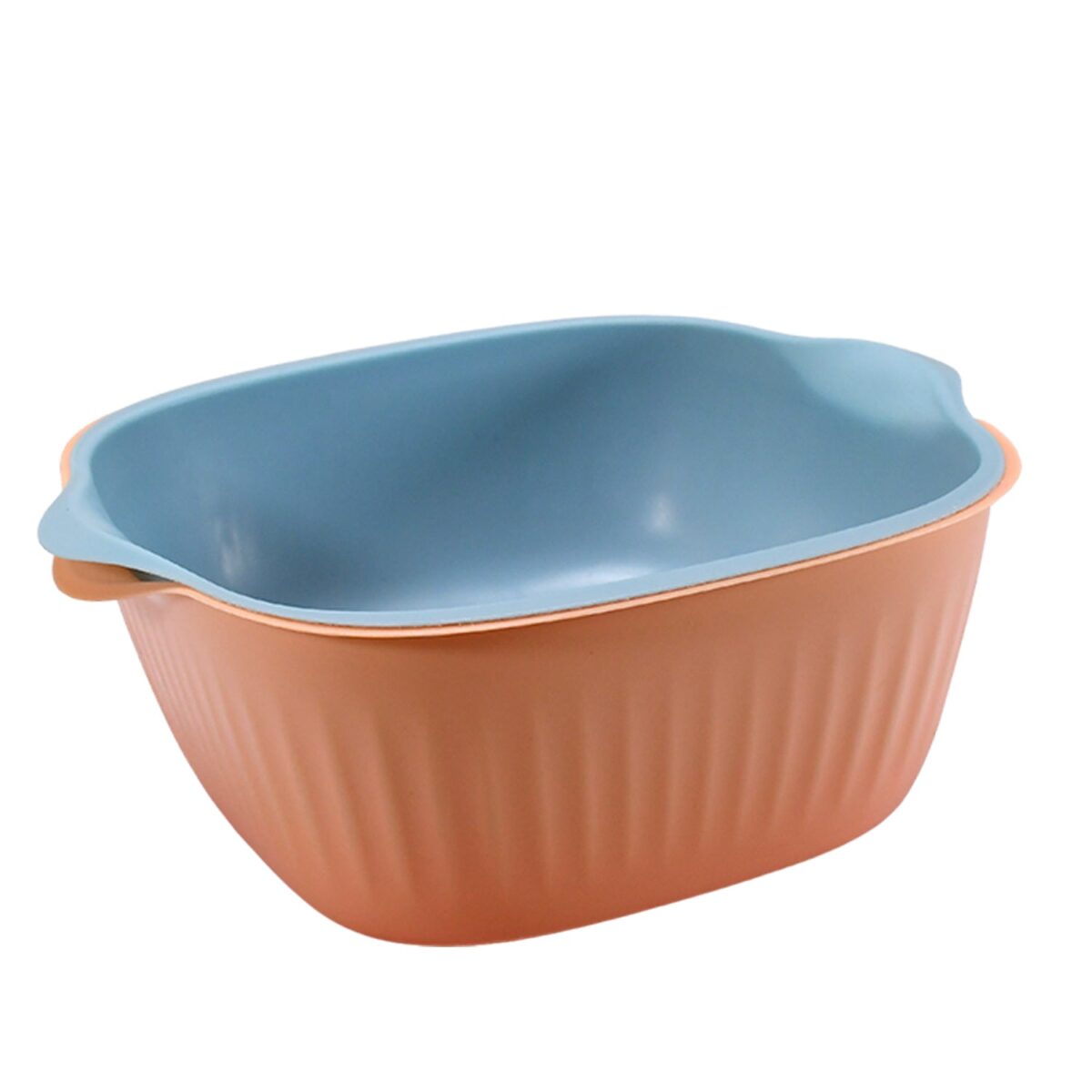 Plastic Washing Bowl & Strainer Basket for Kitchen Use - Image 4