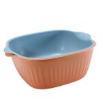 Plastic Washing Bowl & Strainer Basket for Kitchen Use - Image 4