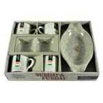 Sunday Funday 6-Piece Tea Set â€“ Platter & Dual Bowl - Image 4