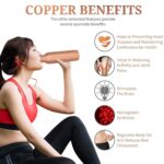 Copper Water Bottle 2 Glasses with Gift Box (3 Pcs Set) - Image 6