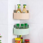 Plastic Multipurpose Kitchen Bathroom Shelf Wall Holder Storage Rack (Loose Pack) - Image 7