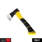 '-600g Hatchet Axe Fiberglass Body Rubberized Handle - Image 2