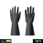Multipurpose Natural Gum Rubber Reusable Cleaning Gloves - Image 2