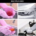 Single Left-Handed Silicone Dishwashing Glove: Scrubber, Reusable, Kitchen Cleaning - Image 6