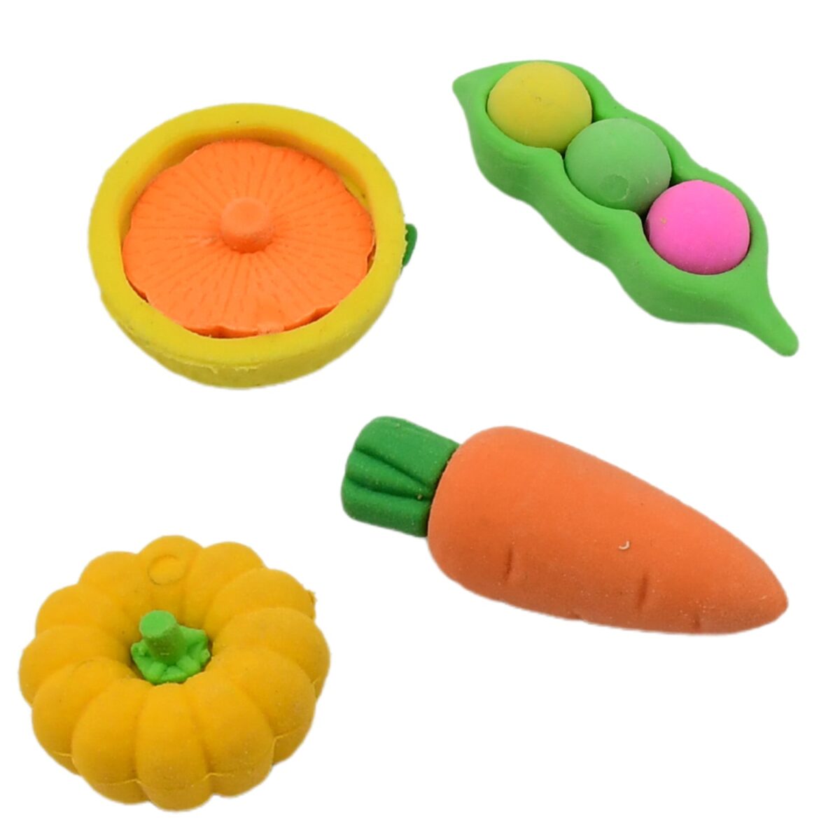 Mix Design Fancy & Stylish Colorful Erasers (1 Set / 4 Pc Set) - Image 1