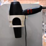 Hair Dryer Holder with Suction - Wall-Mount Bathroom Organizer for Women & Girls - Image 7