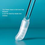 Ear wax Cleaner Stick Silicone Reusable Sticky Ear wax Removal Kit (12 Pcs Set) - Image 7