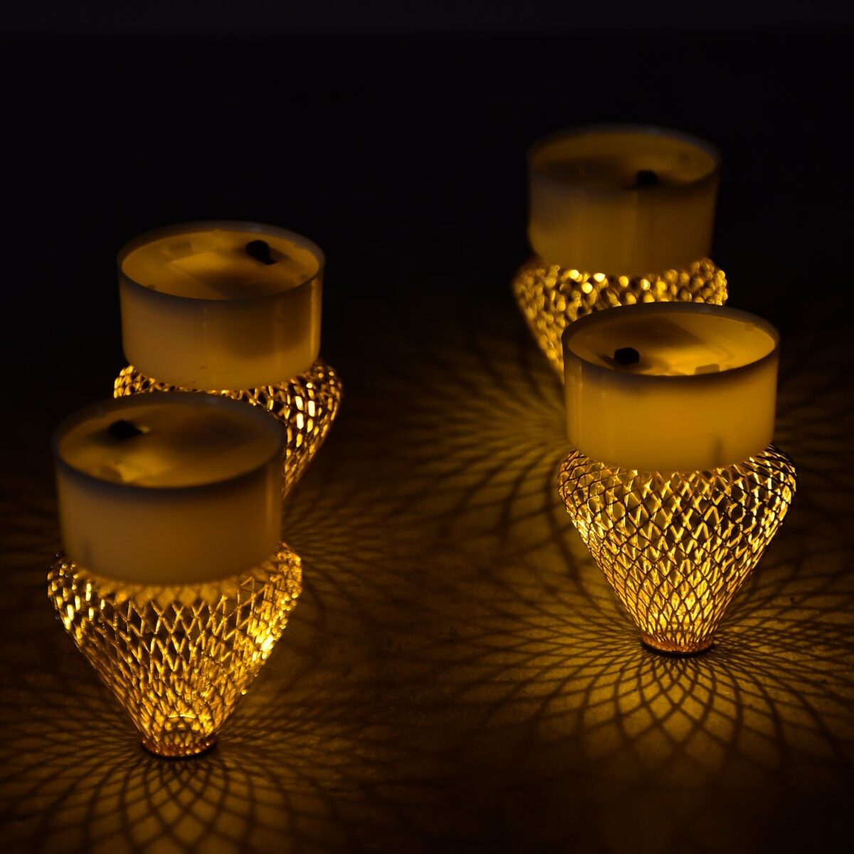 12Pcs Flameless LED Tea Light Candles for Home & Event Decor - Image 6
