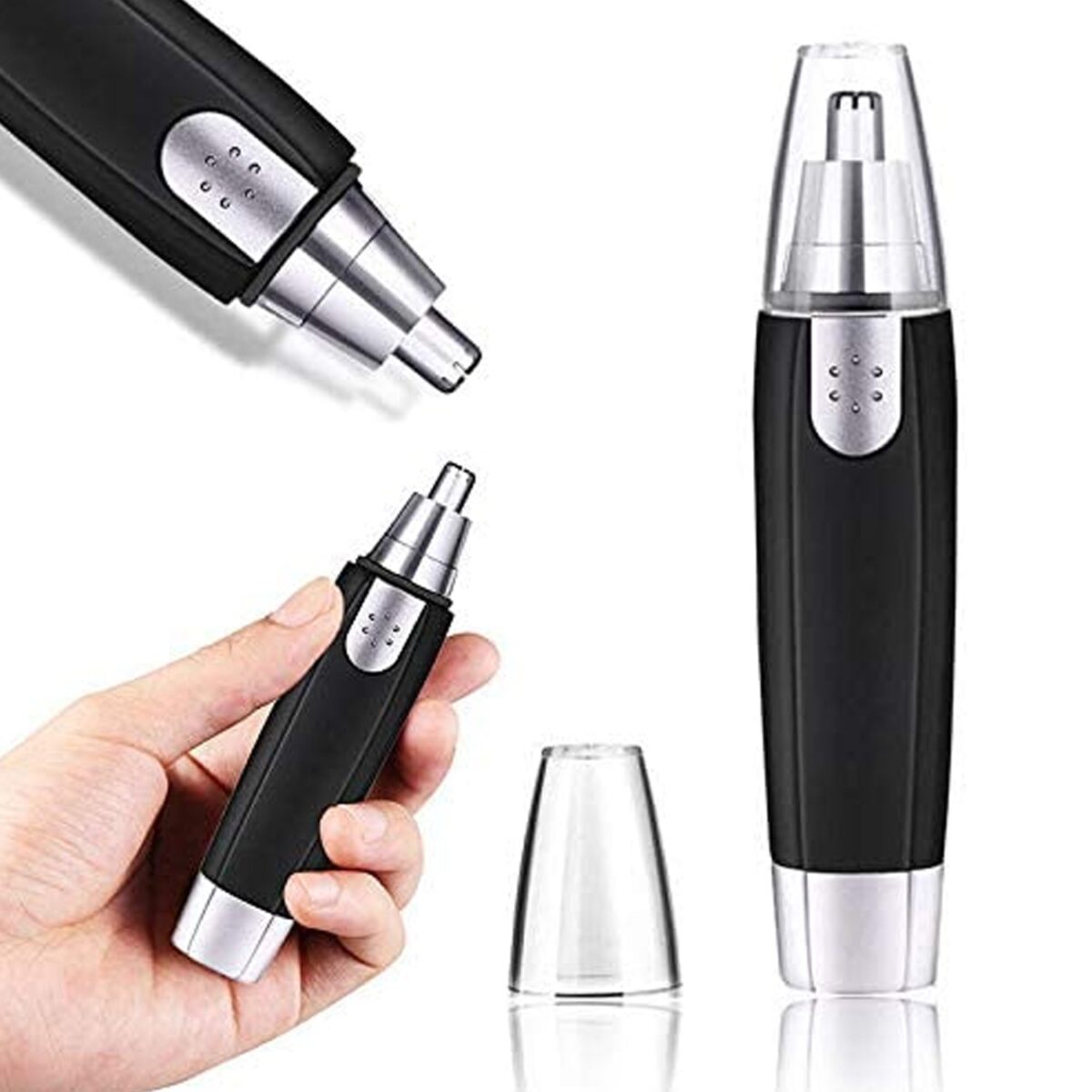 Sharp Steel Battery-Operated Ear and Nose Hair Trimmer - Image 7