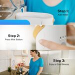 Electric Fan Desktop Double-Head Powerful Air Cooler (1 Pc / With Remote) - Image 7