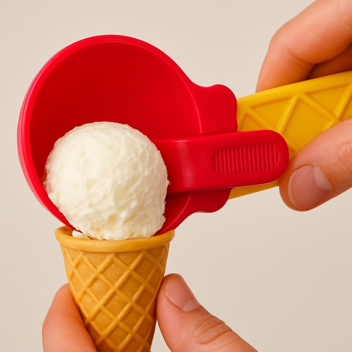 1-Piece Plastic Ice Cream & Watermelon Scooper with Trigger Dipper - Image 7