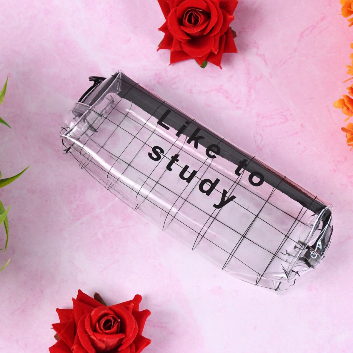 Transparent Pencil Pouch With Zipper (1 Pc) - Image 7