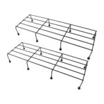 Metal Rectangle Flower plant stand for balcony (60Ã—20 Cm / 2 Pc Set) - Image 5