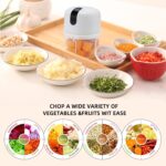 Wireless USB Rechargeable Mini Electric Garlic Machine / Chopper 3 Blades (250Ml) - Image 8