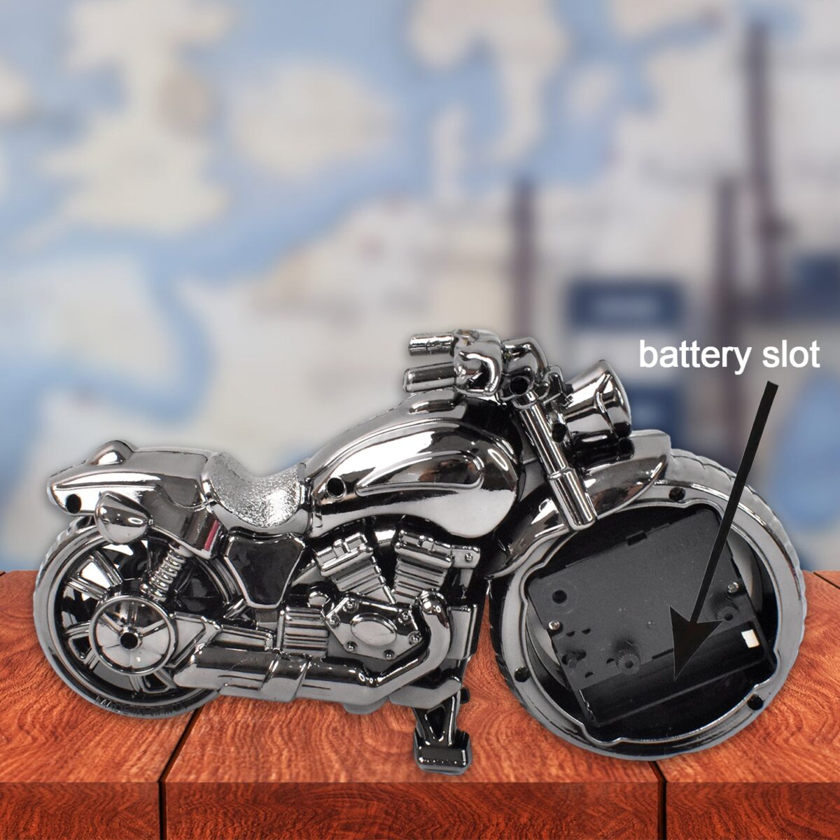 Motorcycle Alarm Clock, Motor Table Clock for Home Decor (1 Pc) - Image 6