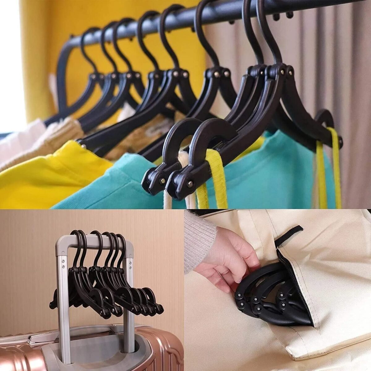 Travel Hangers Ã¢â‚¬â€œ Portable Folding Clothes Drying Rack for All - Image 8